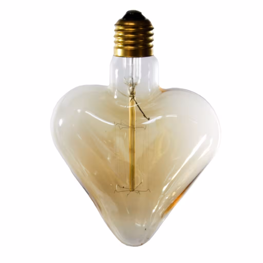لامپ ادیسونی 40 وات قلبی مدل خطی