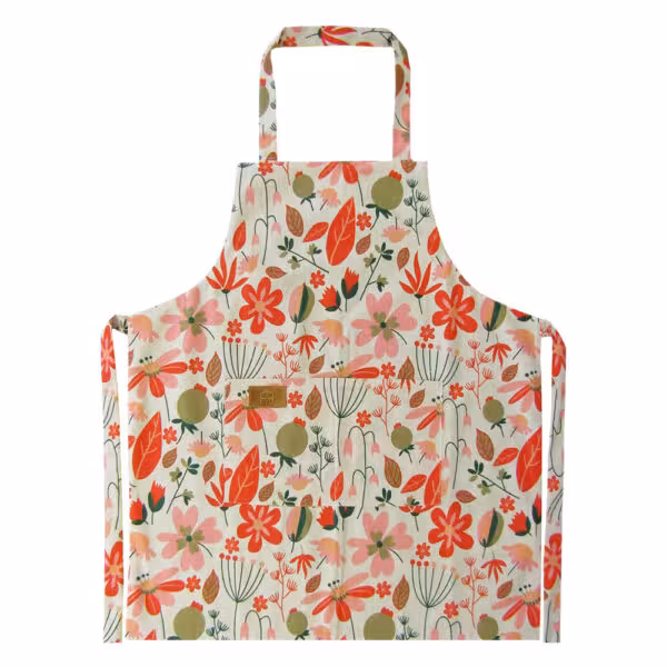 ویلسون پیشبند طرح گل و برگ های رنگی