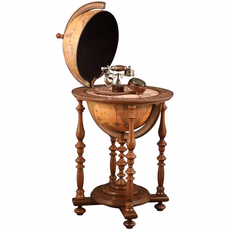 تلفن چوبی با ميز کُره لوتوس لوتوس کد محصول: TG-817-HERMIA