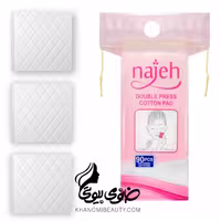 پد ارایشی 90 عددی مربع ناژه