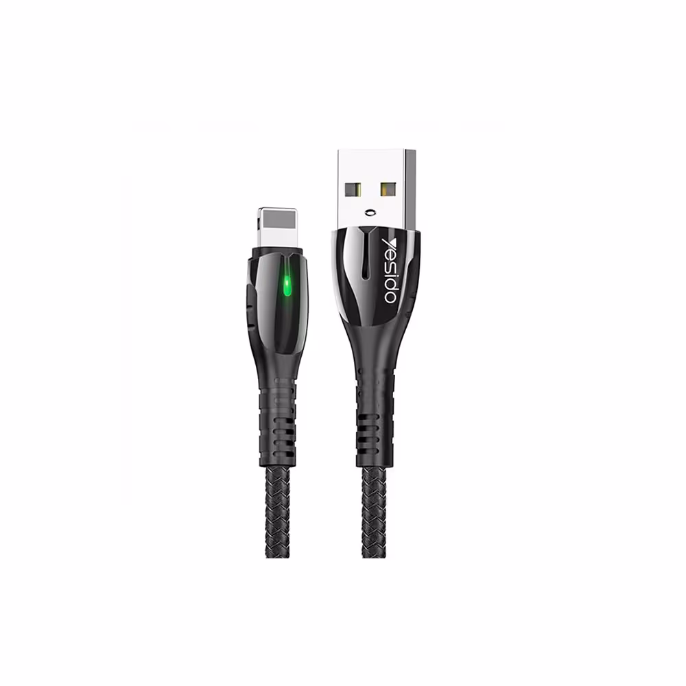 کابل USB به لایتنینگ یسیدو مدل YESIDO CA43 طول 1.2 متر 2.4 آمپر