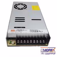 منبع تغذیه 12 ولت 50 آمپر مینول | MEAN WELL مدل LRS-600-12