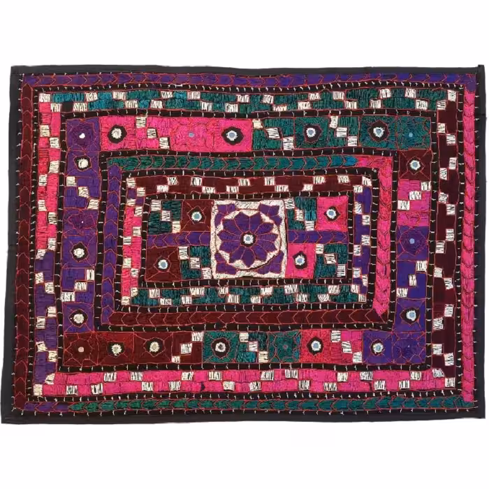 رومیزی مستطیل سوزن دوزی کد SOOZMOS13 نفیس