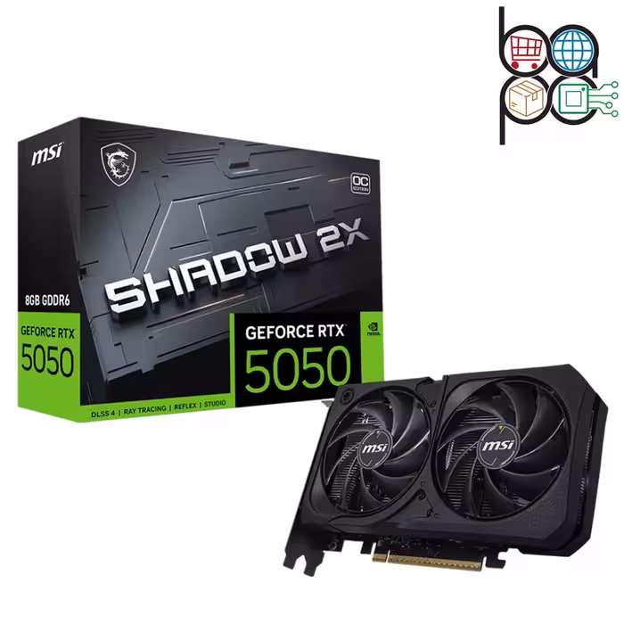 کارت گرافیک MSI مدل RTX 5050 با 8 گیگابایت حافظه GDDR6