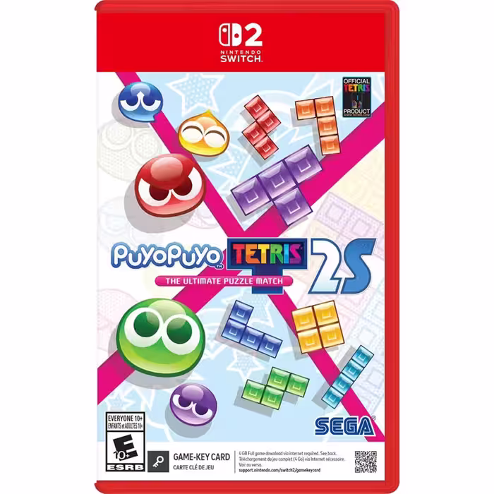 Puyo Puyo Tetris 2S Game Key Card – Nintendo Switch 2