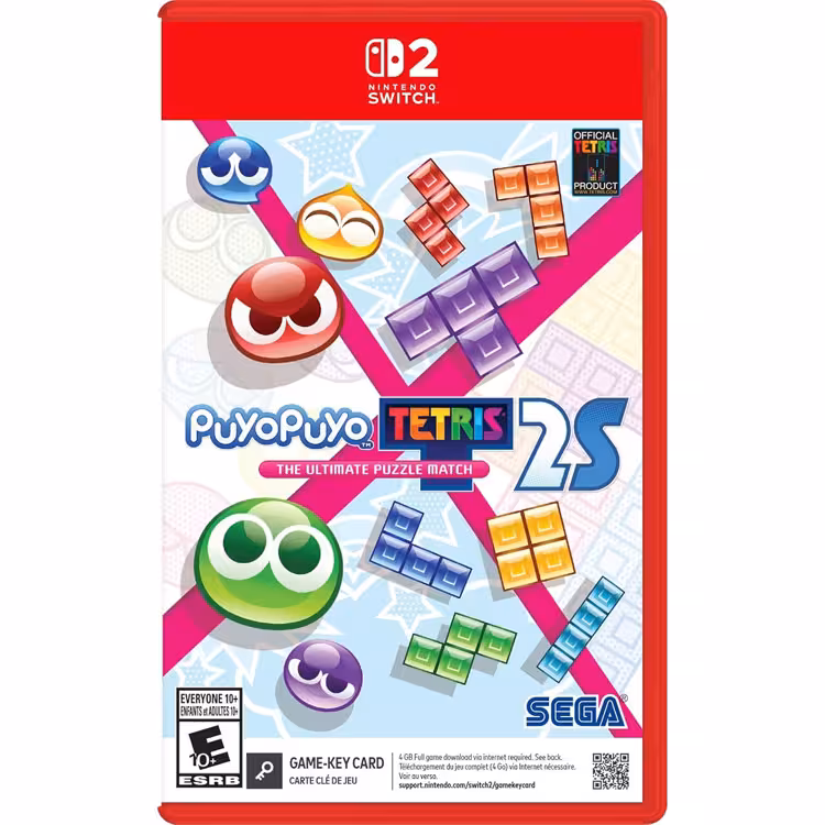 Puyo Puyo Tetris 2S Game Key Card – Nintendo Switch 2