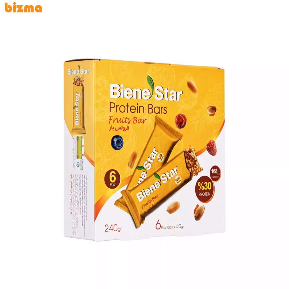 پروتئین بار فروتس بین استار – 6 عددی