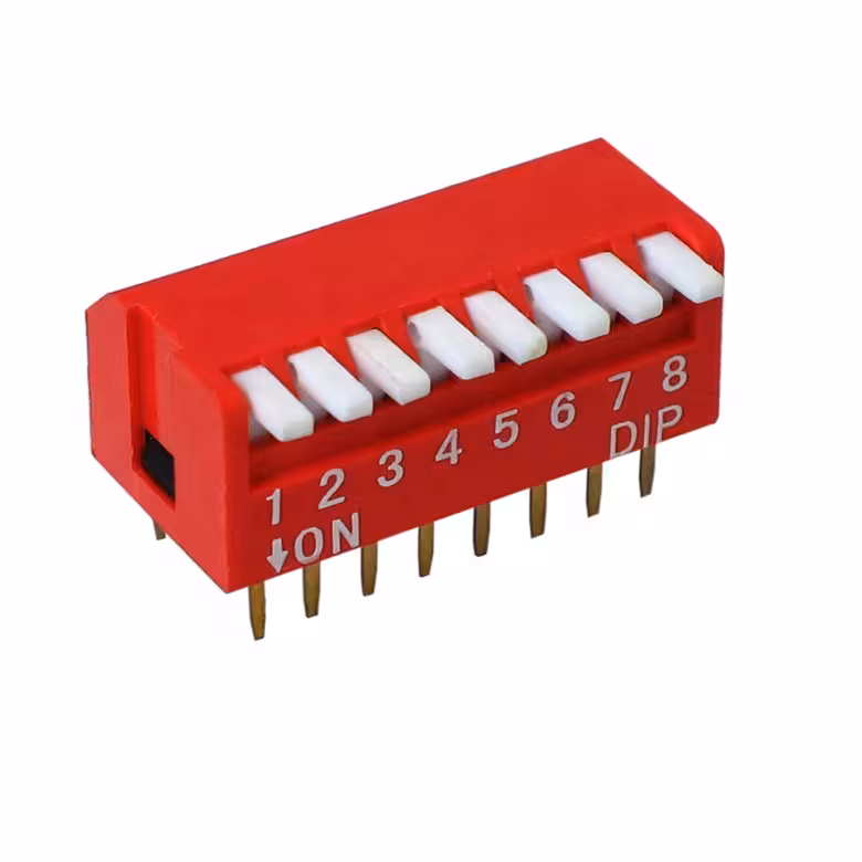 دیپ سوئیچ 8WAY پیانویی،  DIP SWITCH DP-08R PIANO TYPE