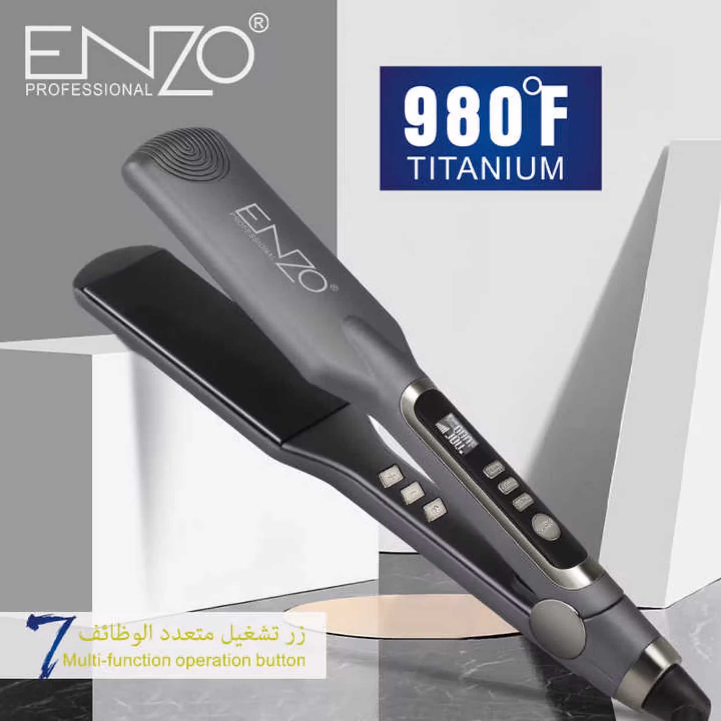 اتو و حالت دهنده ی مو انزو پروفیشینال مدل EN-5118