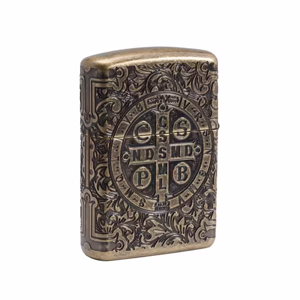 فندک زیپو اصل Zippo St-Benedict Design کد 29719