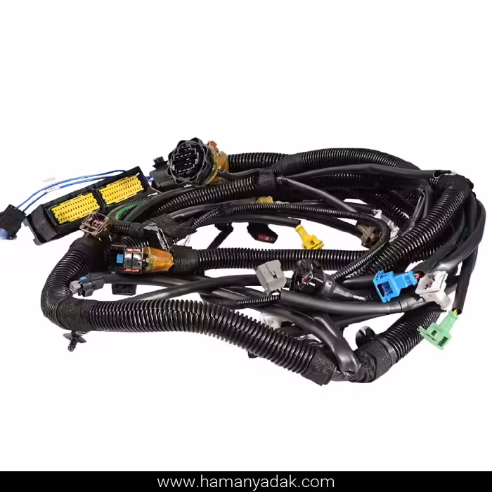 دسته سیم موتور زیمنس یگانه پژو 405 و پارس با سنسور اکسیژن زیمنس (کد YG20241928) برند دناکو