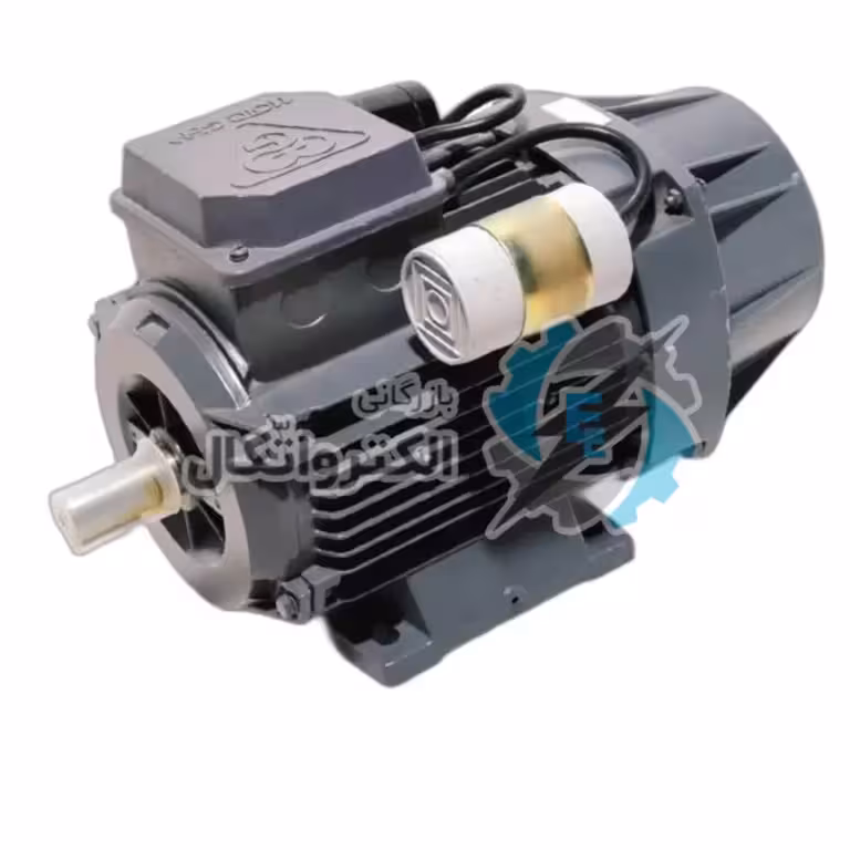 الکتروموتور تکفاز 750وات (1اسب)1450دور موتوژن دوخازن کلاچدار