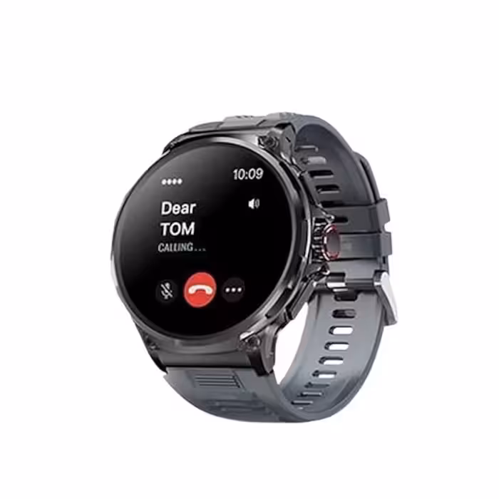 ساعت هوشمند هاینو تکو مدل TRULY RW INDUSTRY 34 دارای قابلیت های شمارنده ضربان قلب، گام شمار، مکالمه از طریق بلوتوث، پشتیبانی از زبان فارسی، بند سیلیکون | کالا مکس