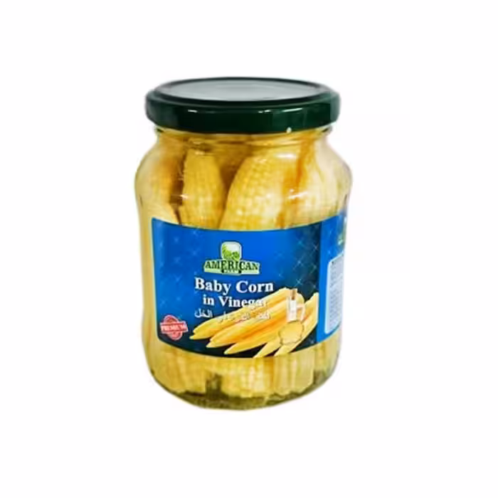 ترشی بی بی کورن(baby corn American Farm) 340 گرمی