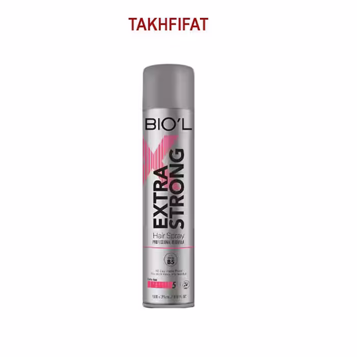 اسپری تافت موی سر اکسترا قوی بیول 250 میل ( Biol extra strong hair spray 250 ml )