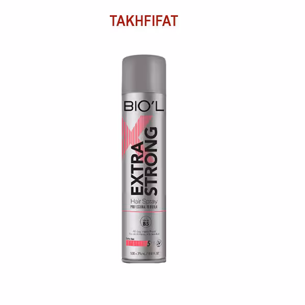 اسپری تافت موی سر اکسترا قوی بیول 250 میل ( Biol extra strong hair spray 250 ml )