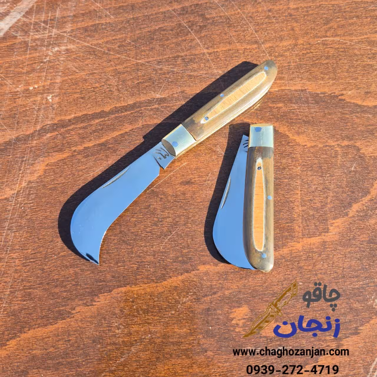 چاقو پیوندی سرکج 16 سانت ساخت زنجان | ارسال پستی