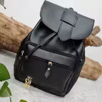 کوله پشتی زنانه دخترانه چرم صنعتی شیک