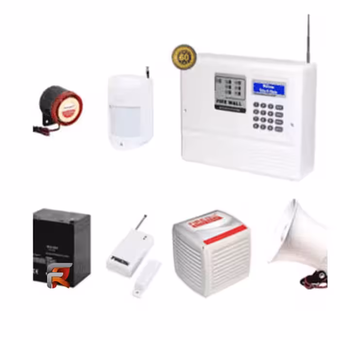 پکیج دزدگیر اماکن سیم کارتی و خط شهری فایروال مدل FIREWALL-F9