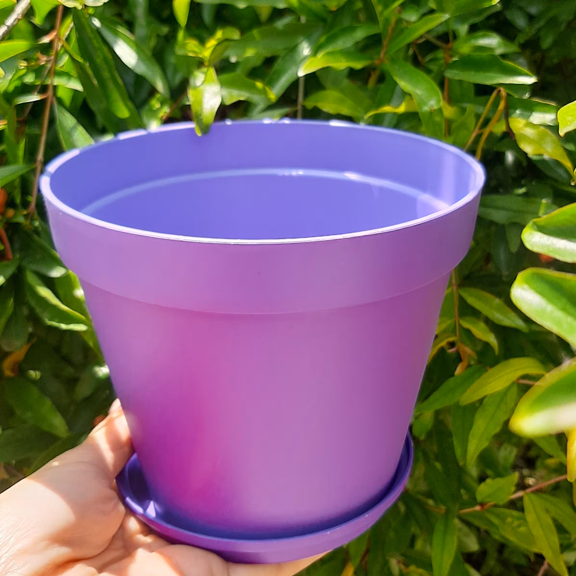 گلدان سایز 1500 همراه با رنگ بندی جذاب و زیر گلدونی