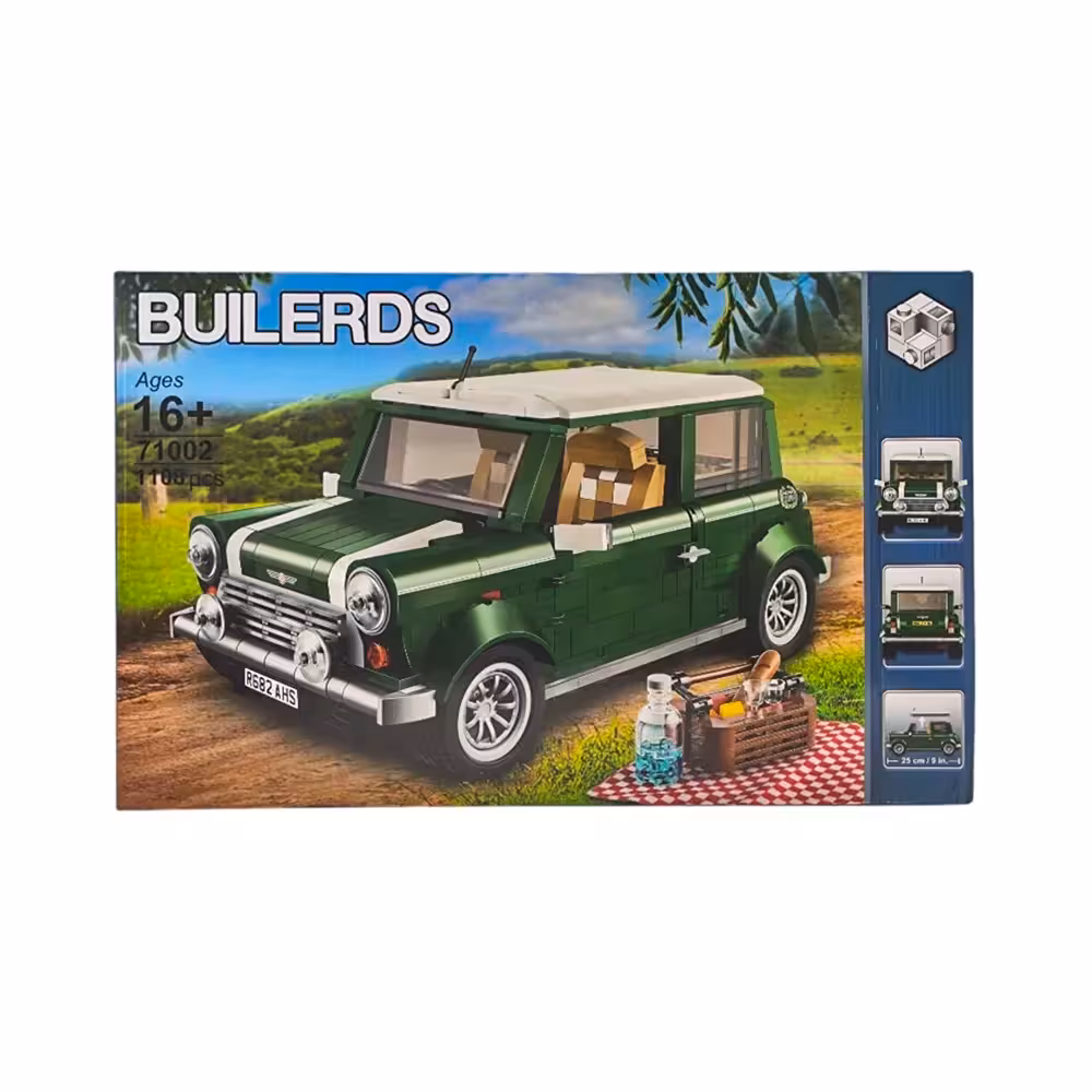 لگو ماشین مینی کوپر سبز 1108 قطعه کد NO.71002