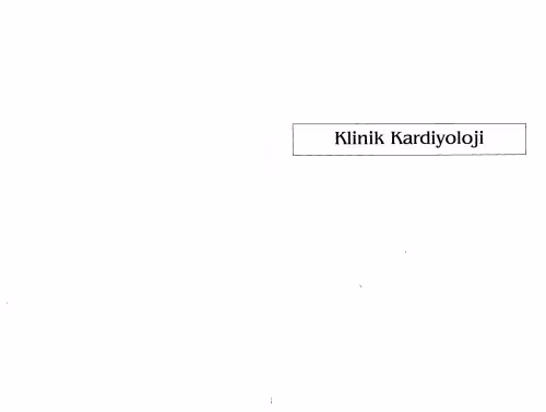 خرید و دانلود نسخه کامل کتاب Klinik Kardiyoloji