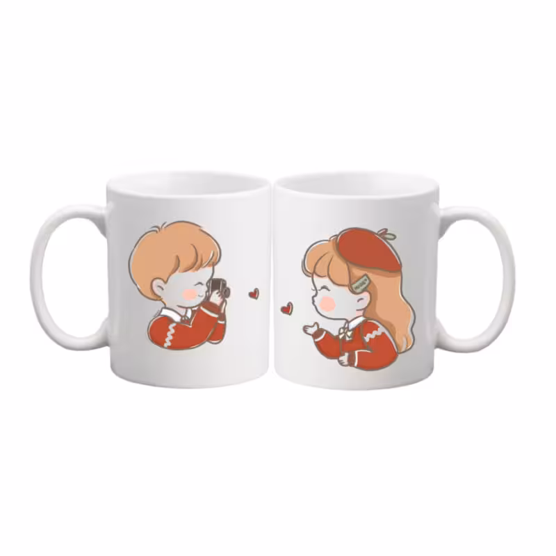 خرید ماگ-لیوان  ست دو نفره عاشقانه کد 34 بسته 2 عددی