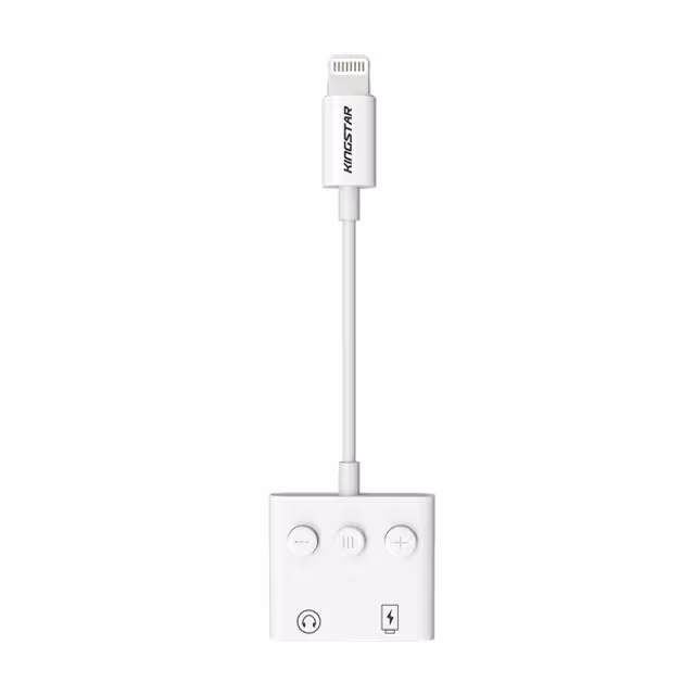 مبدل لایتنینگ به جک 3.5 میلی متری/لایتنینگ کینگ استار مدل KAC89