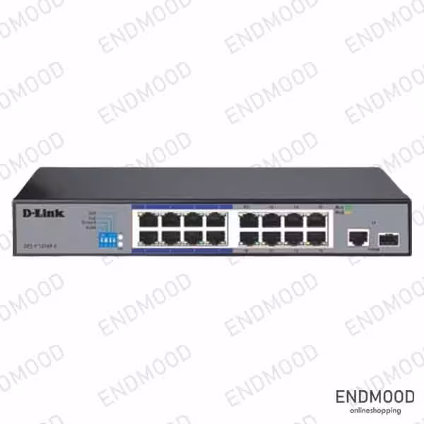 سوییچ 16 پورت مدل  D-Link DES-F1016P-E  PoE