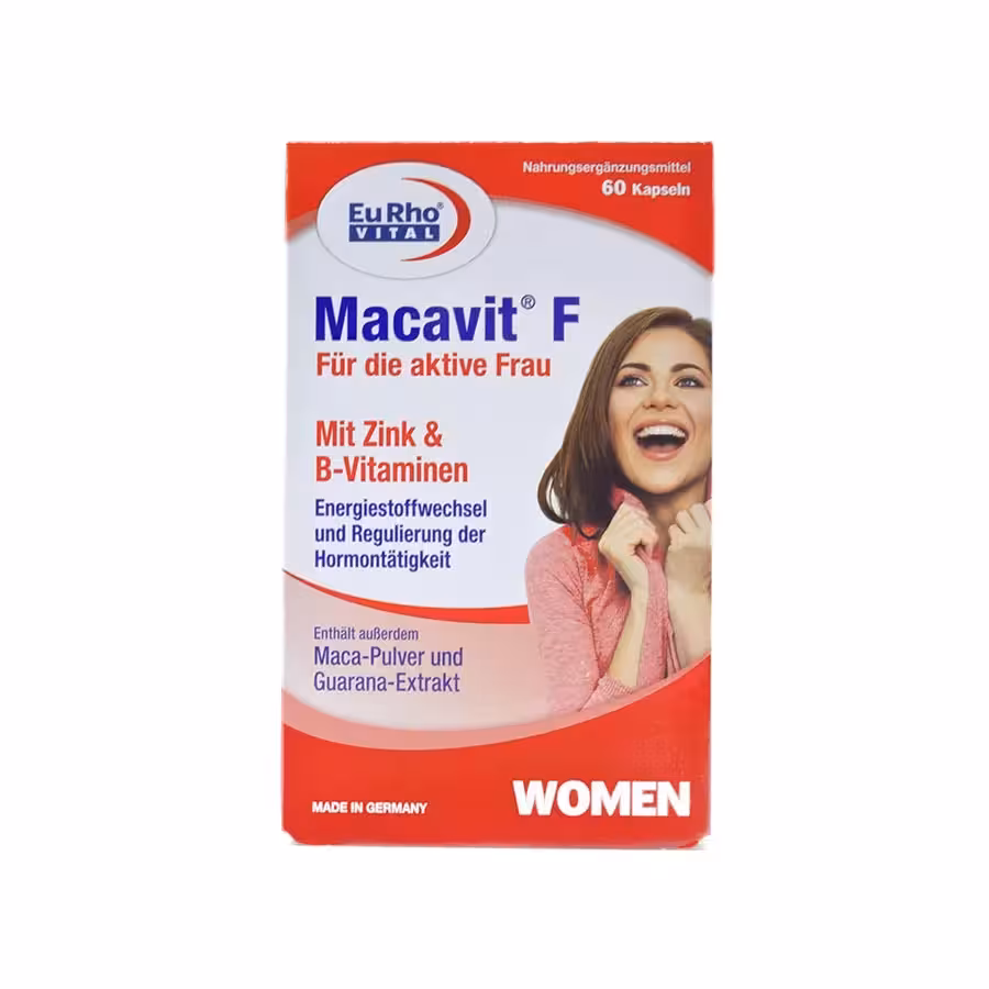 یوروویتال کپسول ماکاویت اف/جعبه ای