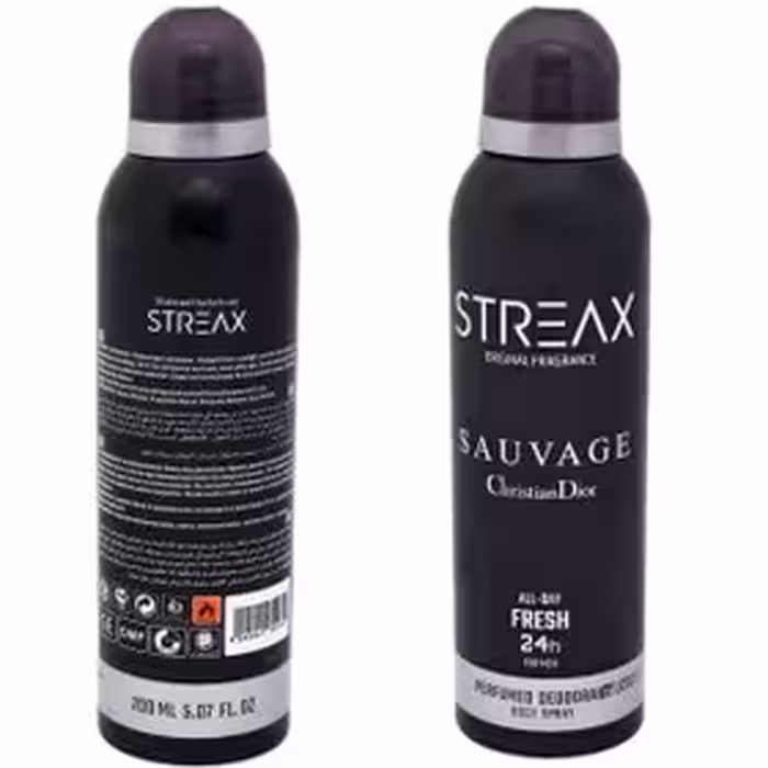 اسپری بدن استریکس مدل Sauvage حجم 200 میلی لیتر