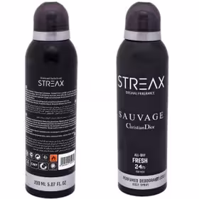 اسپری بدن استریکس مدل Sauvage حجم 200 میلی لیتر