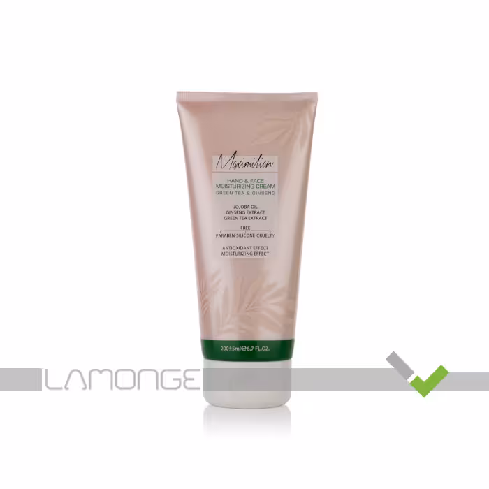 کرم مرطوب کننده دست و صورت چای سبز و جنسینگ تیوپی 200 میل ماکسیمیلیان