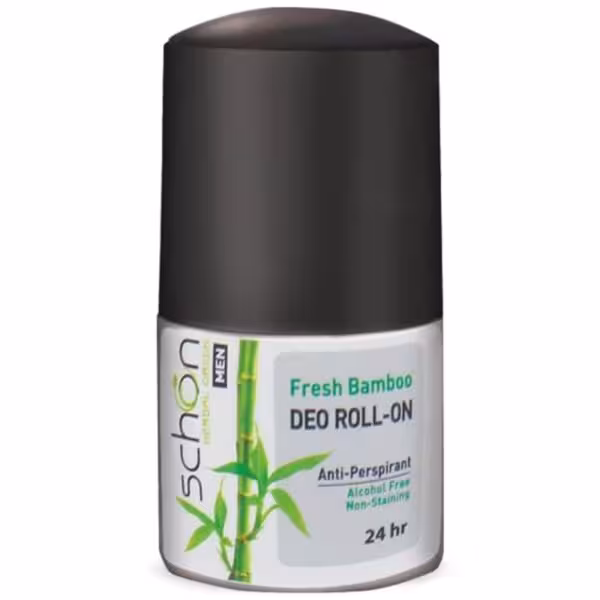 مام دئودورانت مردانه شون مدل Schon Roll On-Deodorant For Men Fresh Bamboo