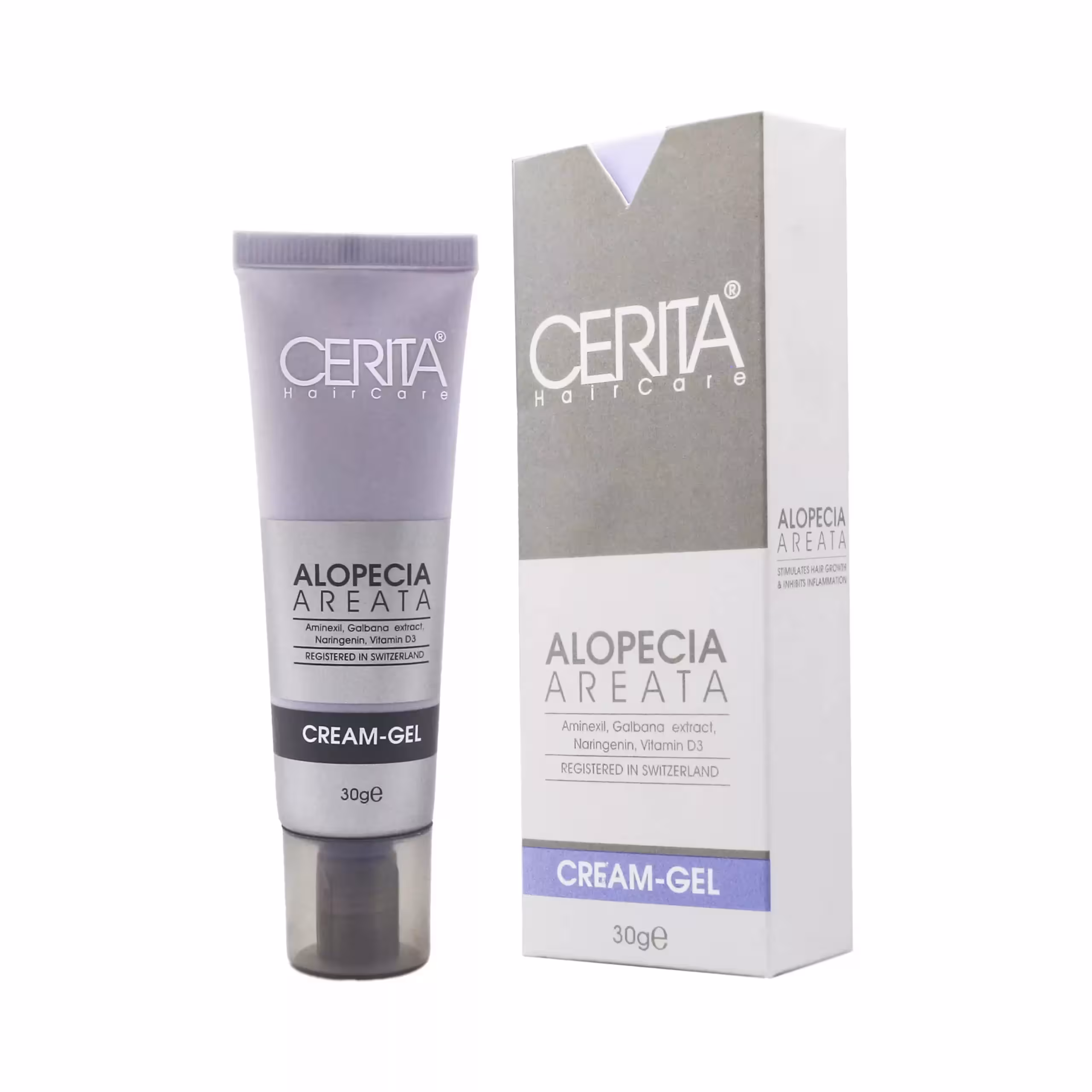 کرم_ژل مناسب موهای دارای ریزش سکه ای مو سریتا 30 میلی لیتر Cerita