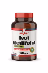 قرص ید،متیل فولات و فولیک اسید Nevfix - بسته 120 عددی