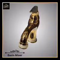 شیر روشویی کرومات مدل لوکس خارجی عقیق.7001COD