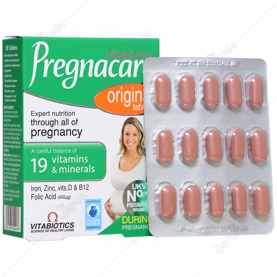 قرص پرگناکر ویتابیوتیکس اورجینال مخصوص بانوان ۳۰ عددی