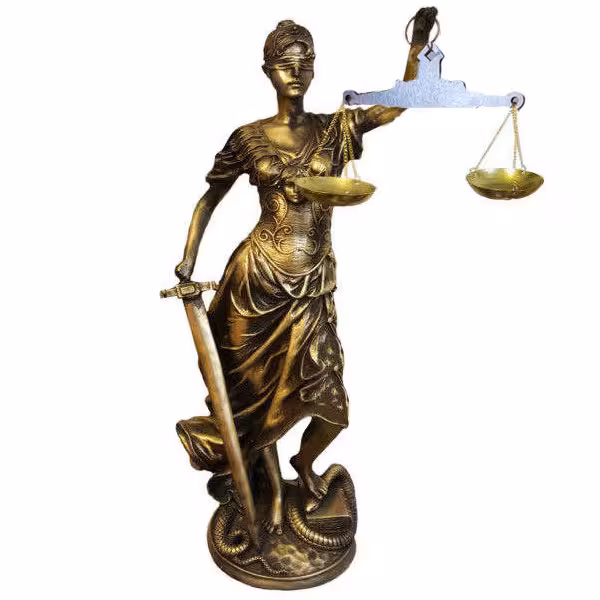 تندیس  مدل فرشته عدالت کد 5