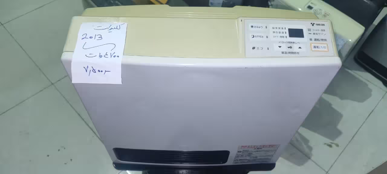 بخاری ژاپنی گازی کلید راست 4700 وات مدل     دست دوم 2013