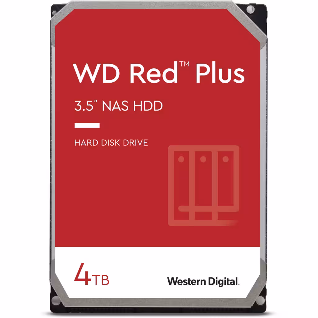 خرید هارد دیسک اینترنال وسترن HDD Western Digital Red Plus 4TB با بهترین قیمت