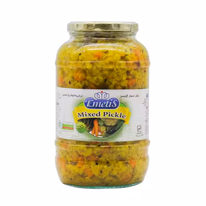 ترشی مخلوط ریز امتیس 1500 گرمی