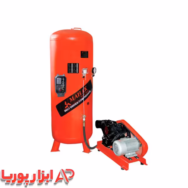 کمپرسور هوا محک 1000 لیتری چهار سیلندر سه فاز مدل AP-1202S