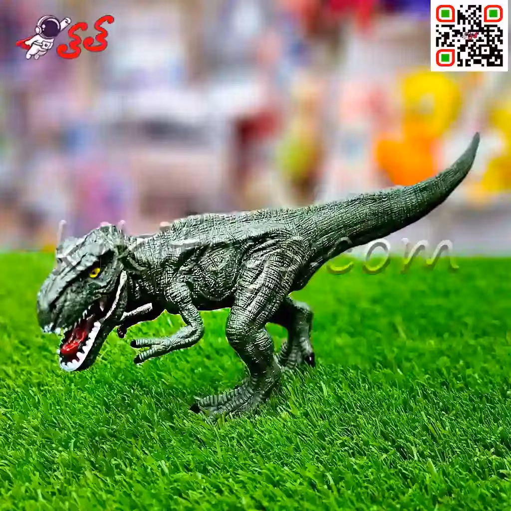 فیگور دایناسور تیرکس فک متحرک سبز اسباب بازی 8030