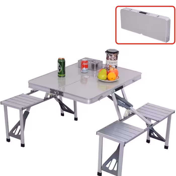 میز و صندلی آلومینیومی جمع شونده