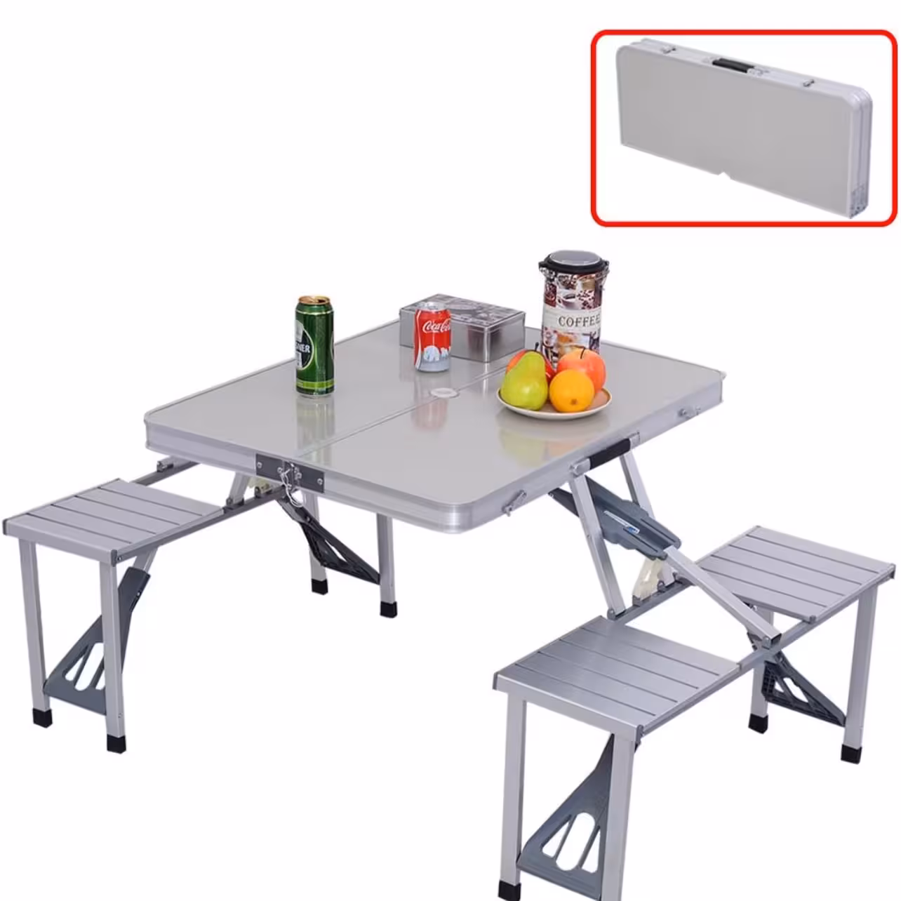 میز و صندلی آلومینیومی جمع شونده