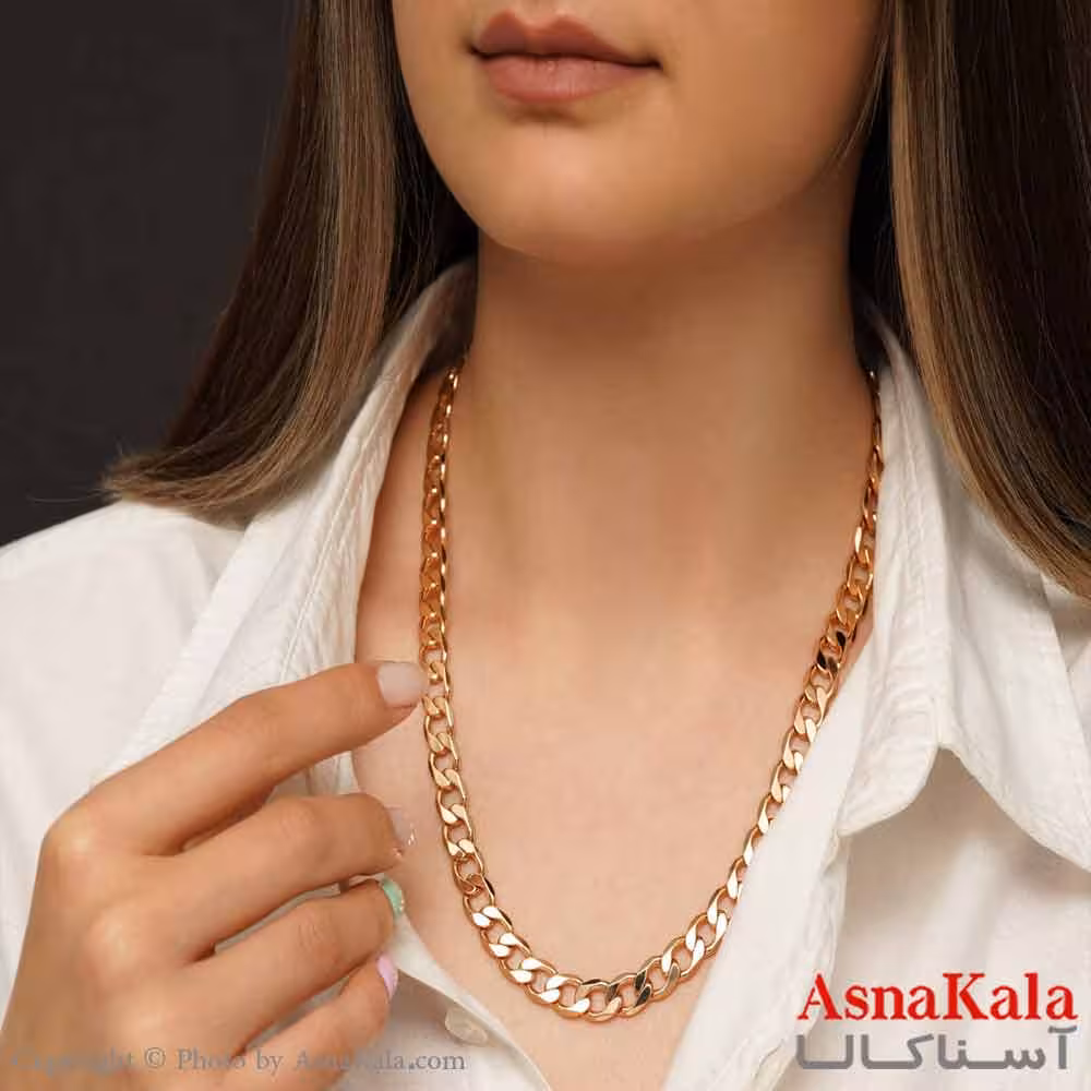 گردنبند زنانه ژوپینگ مدل کارتیر کد GNB16114W -آسناکالا