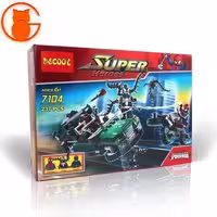 لگو ماشین ونوم و اسپایدرمن دکول 7104 DECOOL