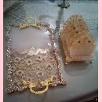 سینی چای رزینی بابونه  ب همراه 6 زیر استکانی بابونه جهیزیه عروس