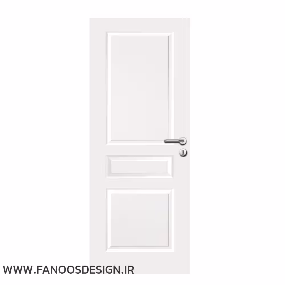 درب ضد آب فایبر گلاس سه قاب کد 20042